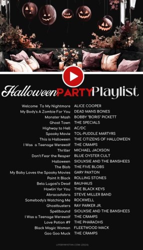 Halloween playlist 2024